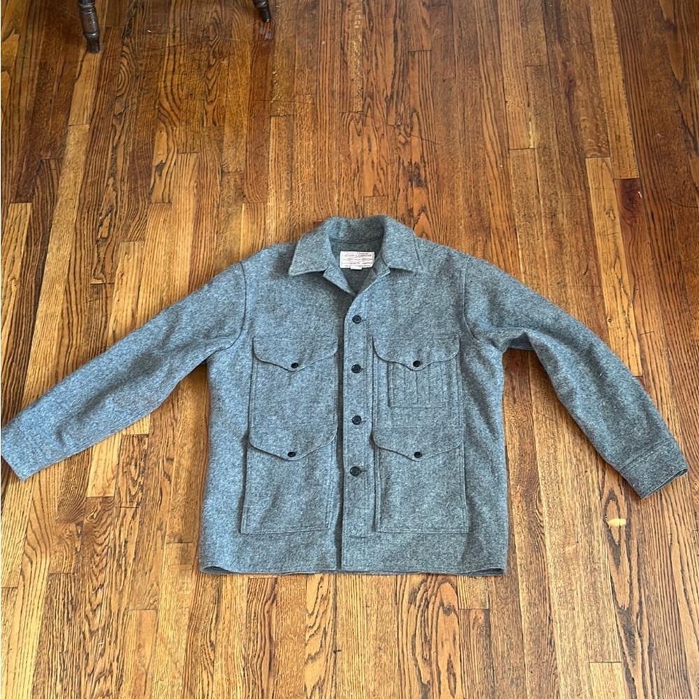 Filson Cruiser Mackinaw Wool Gray Cruiser 46